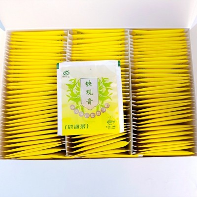 金龙壶铁观音茶包袋泡茶100小袋 带线带标防水防潮酒店奶茶乌龙茶图3