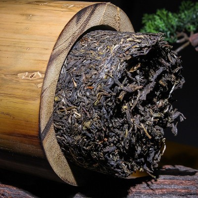 2016年勐宋大树茶普洱茶生茶竹筒茶那卡柱云南批发勐海茶区图4