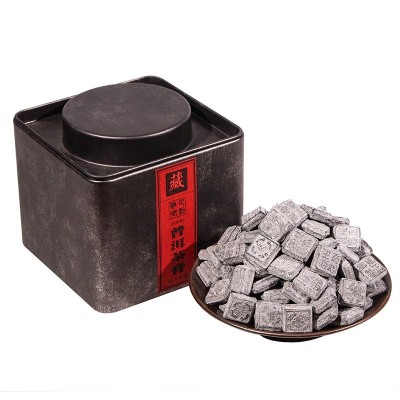 云南茶叶批发普洱茶膏250g灌装普洱茶熟茶小沱茶速溶原味茶膏勐海图5