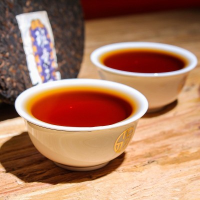 云南普洱茶熟茶饼茶老班章熟茶饼357克班章王熟普厂家批发熟茶饼