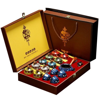 茶具茶叶礼盒装碧螺春铁观音金骏眉红茶正山小种礼品过年过节送礼图4