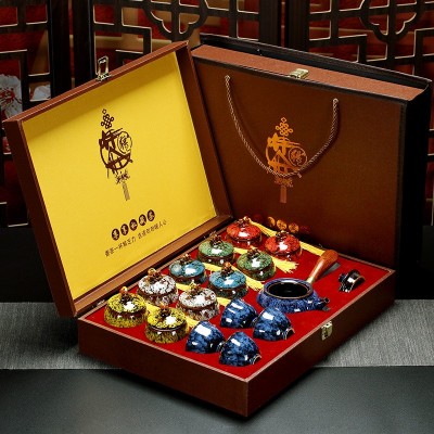 茶具茶叶礼盒装碧螺春铁观音金骏眉红茶正山小种礼品过年过节送礼图5