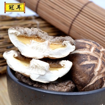 冠耳 福建古田花菇 香菇 农家土特产 椴木大花菇 2019年新货250g图2
