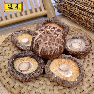 冠耳 福建古田花菇 香菇 农家土特产 椴木大花菇 2019年新货250g图4