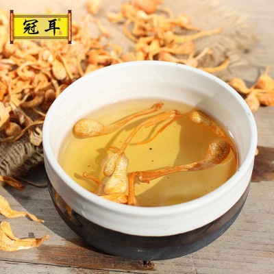 冠耳 虫草花干货 孢子头虫草花 蛹虫草 排草 乱草各规格 批发菌菇图4