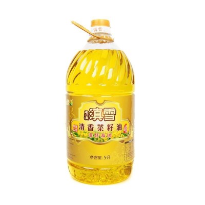 滇雪清香菜籽油5L装家用物理压榨食用油非转基因家用商用植物油图3