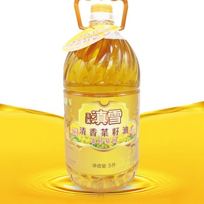 滇雪清香菜籽油5L装家用物理压榨食用油非转基因家用商用植物油图5