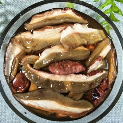 云南特产美味牛肝菌2斤 干货白牛肝菌 食用大脚菌菇干片图3