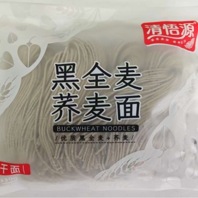 清悟源黑全麦荞麦面330g半干面餐饮面粗粮速食代餐健身面工厂直发图5