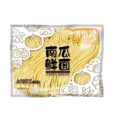清悟源南瓜鲜面速食面400g装筋道鲜湿面代发厂家直发 孕妇儿童面图5