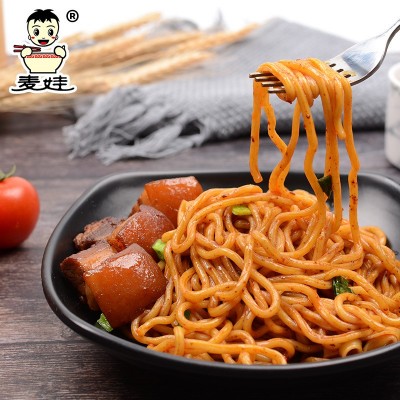 厂家直供180g保鲜湿面日式拉面热干面车仔面意大利面熟面速食面图3