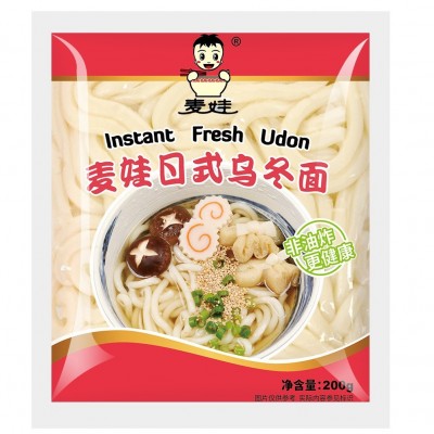 麦娃牌乌冬面 方便面1分钟即食拌面甜水面乌龙面10包面10包酱袋装图5