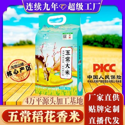 2025年东北新米五常稻花2号大米5kg10斤真空袋装厂家一件代发图2