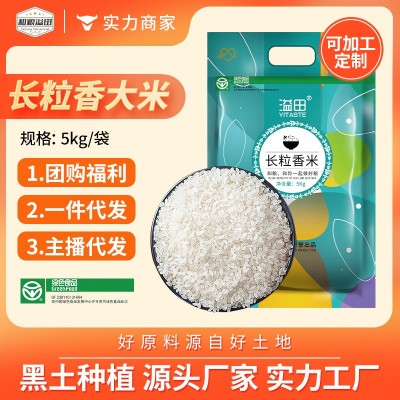 溢田东北大米5kg黑龙江长粒香大米10斤粳米