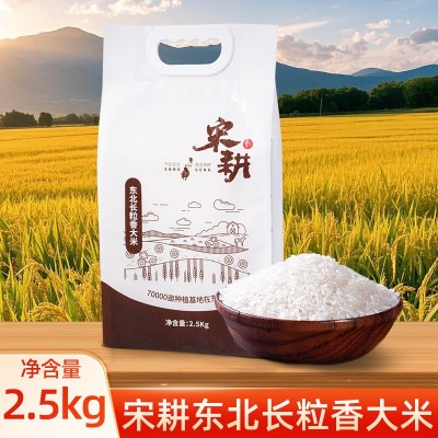 宋耕东北大米长粒香大米当季新米厂家批发当季大米东北长粒香大米
