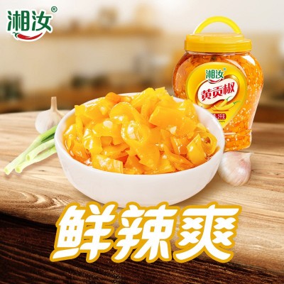 湘汝黄灯笼剁椒酱10 斤湖南黄贡椒商用大桶香辣炒菜调味一件批发图3