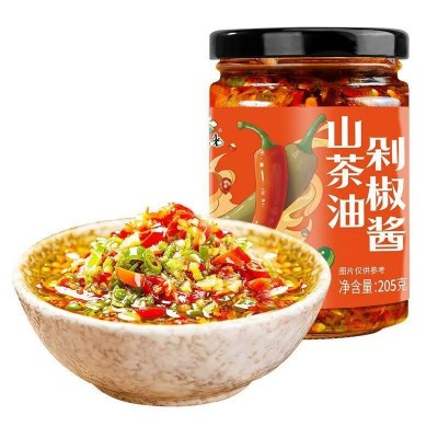 饭扫光剁椒酱下饭菜竹笋香菌蕨菜木耳金针菇拌饭菜咸菜榨菜拌面酱图4