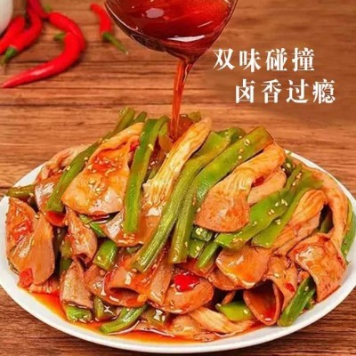 湖南特产批发贡菜鸭板肠100g厂家供应可印logo图3