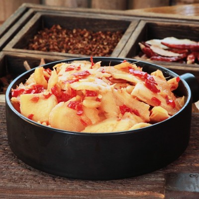 剁椒生姜片湖南特产农家自制香辣剁椒堂家巷子下饭菜280g罐装批发图3