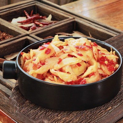 剁椒生姜片湖南特产农家自制香辣剁椒堂家巷子下饭菜280g罐装批发图2