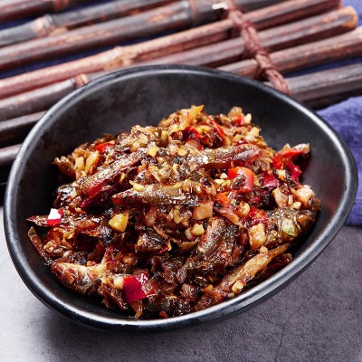 堂家巷子彩椒小鱼仔下饭菜香辣柴火鱼图3