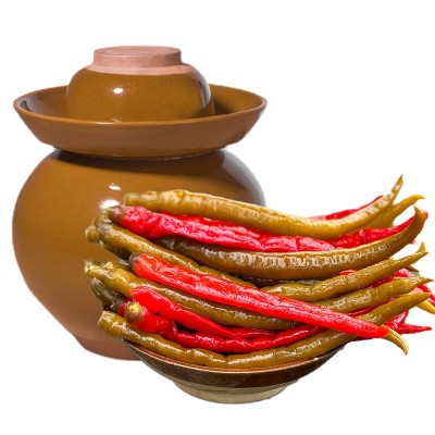 老坛酸辣椒泡青红椒农家特产泡椒海椒腌辣椒腌制酸脆爽批发商用咸图4