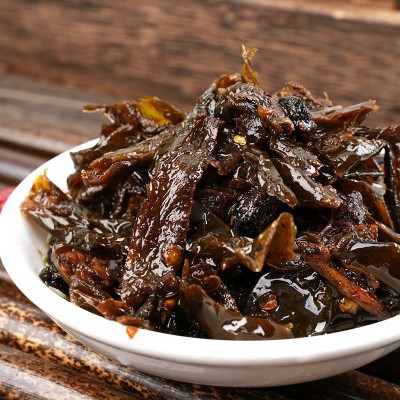 厂家农家自制老坛晒辣椒308g拌面下饭菜炒菜即食晒辣椒家用批发图5