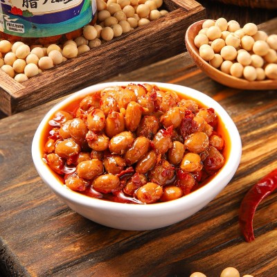 农家腊八豆下饭菜开胃菜辣椒酱下酒菜夜宵拌面酱腌菜咸菜厂家图3