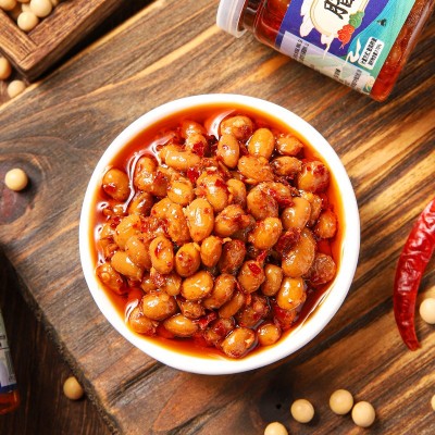 农家腊八豆下饭菜开胃菜辣椒酱下酒菜夜宵拌面酱腌菜咸菜厂家图2