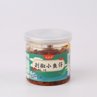 剁椒小鱼仔下饭菜开胃菜辣椒酱下酒菜酱腌菜厂家批发小香辣图5