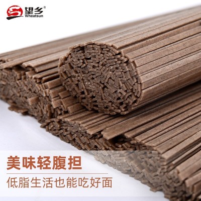 望乡荞麦面挂面杂粮粗粮主食乔麦面条待煮低脂速食粮油批发厂图4