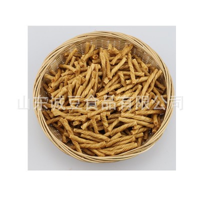 厂家批发豆制品豆筋丁 现货豆棍手撕豆皮豆棒豆卷人造素肉豆筋棍图5