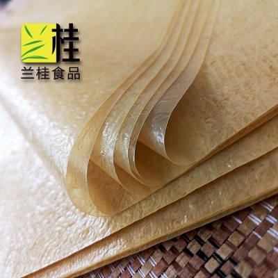 方形豆腐皮五香豆皮传统豆油皮五香肉卷春卷皮57X26cm,100张一包图4