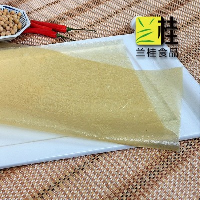 豆腐皮57x35cm 豆油皮批发 方形豆皮 豆制品 50张/包图5