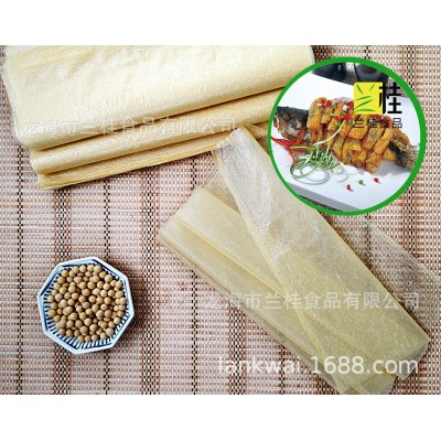 豆腐皮57x35cm 豆油皮批发 方形豆皮 豆制品 50张/包图3