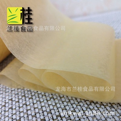 连续豆皮/自动包卷机用豆皮/26cm宽/无限长腐皮图3