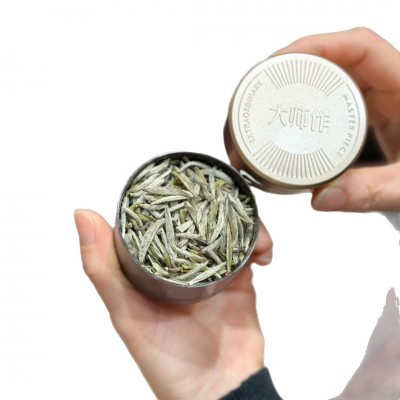 高端白毫银针特级茶叶礼盒装福鼎政和白茶送长辈节日社交商务礼品图4