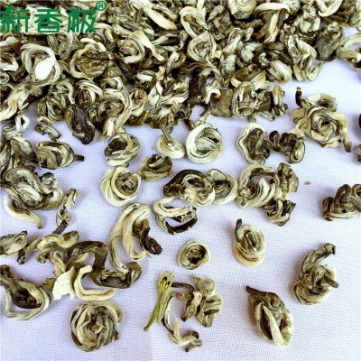 批发新茶 2025 广西横县茉莉花茶叶浓香耐泡型白玉螺半曲雪螺茶图3