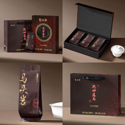 武夷岩茶乌龙茶大红袍肉桂老枞水仙 6泡装小礼盒定制福利款茶叶图3