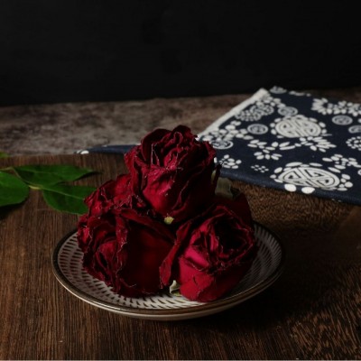 云南花能量冻干墨红玫瑰图2