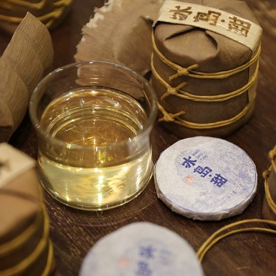 厂家直销2023春茶临沧冰岛古树普洱茶生茶冰岛甜7克小饼49克/提图4