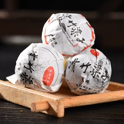 云南龙珠熟茶茶叶普洱茶滑竹梁子生茶古树厂家黑茶普洱大叶种图2