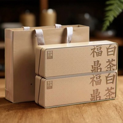 福鼎白茶2016老白茶陈皮白茶烟条铁盒紧压茶贡眉小方片图3