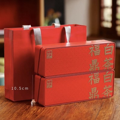 福鼎白茶2016老白茶陈皮白茶烟条铁盒紧压茶贡眉小方片图5