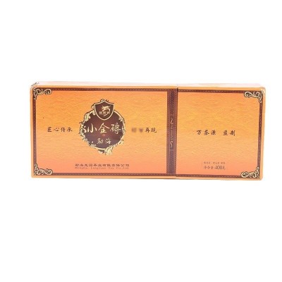 云南普洱茶龙园号小金砖熟茶茶叶产地厂家批发茶砖茶饼熟普黑茶图5