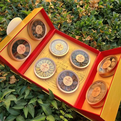 北京同仁堂灵芝片鹿茸西洋参礼盒八拼四拼五拼年货礼盒送长辈领导图5