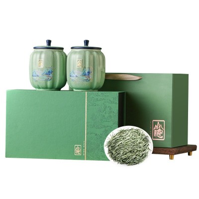 信阳毛尖2026新茶 明前嫩芽绿茶高档茶叶礼盒 过节送长辈礼物2 50g图4