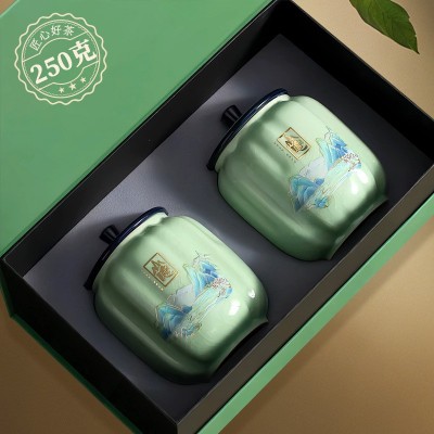 信阳毛尖2026新茶 明前嫩芽绿茶高档茶叶礼盒 过节送长辈礼物2 50g图2