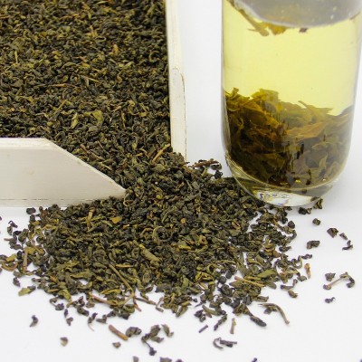 有机珠茶500g炒青散装珠茶批发欧美出口绿茶3505EU、NOP有机认证图3