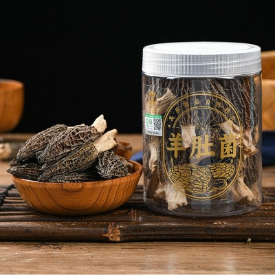 有机羊肚菌瓶装50克伴手礼盒彤菌堂头茬羊肚菌干货礼品肉厚味香图2